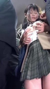 Crowded Train Chaos. a Sudden Moment Turns Into Something Unexpected - Part4