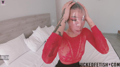 Fucked fetish: 高清避孕套头盔充气呼吸玩搞笑汽车旅馆