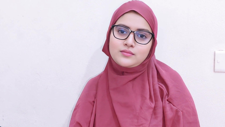 Your-Eshita: Piękna hijabi indyjska nauczycielka Bangla prawie nie rucha się z...