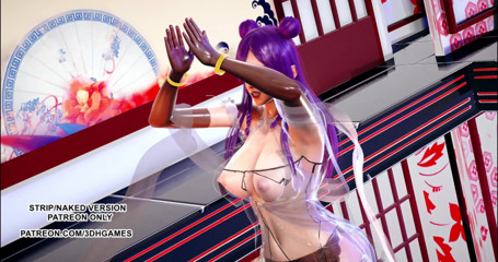 3D-Hentai Games: Garnidelia - Avra K'Davarah KDA Ahri Kaisa Seraphine - baile caliente sexy