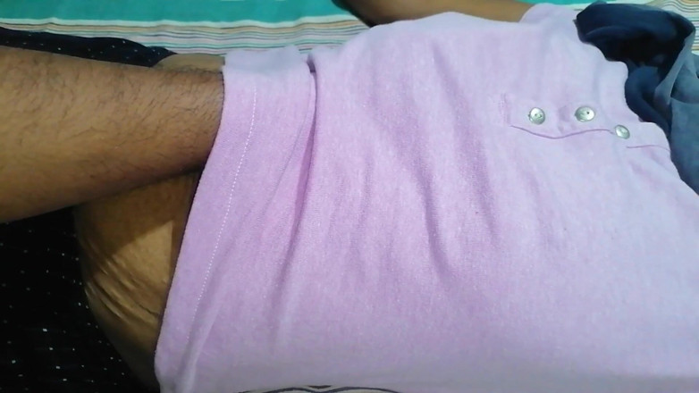 Sweety In Bed: Asian with Bushy Hairy Tits Full Body Strip Before Intense...