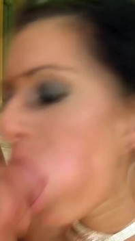 Filthy Slut Gets Flowers Stuffed in Pussy and Cum on Ass