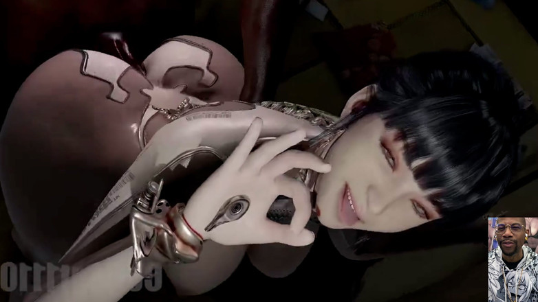 Good news media: Eve dostává její thicc tlustý zadek ošukaný velkým černým pérem, Emma...