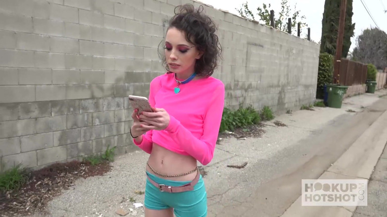 Hookup Hotshot: Skinny fuckdoll Aria Haze gets destroyed by Hookup Hotshot