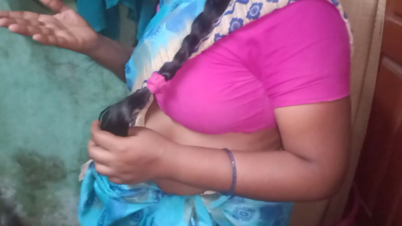 Priyanka314: Seks makcik rambut panjang India berpantat besar