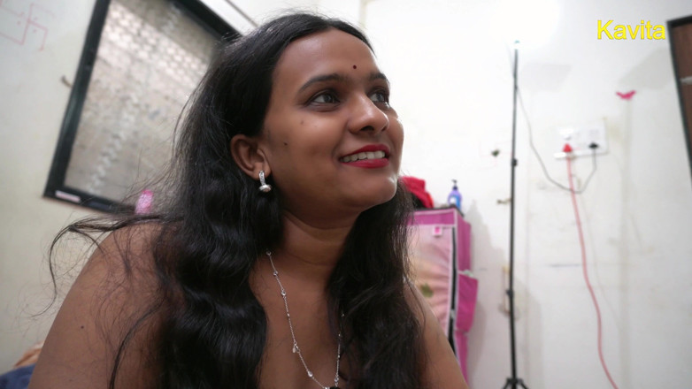 Kavita _zawazawi: Desi Ấn Độ kavita cận cảnh creampie fuck với âm hộ cạo lông...