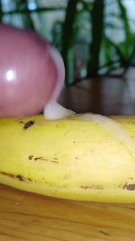 A Gay Dream Comes True. a Highly Potent Premium Sperm Donation for Your Banana Split..mp4