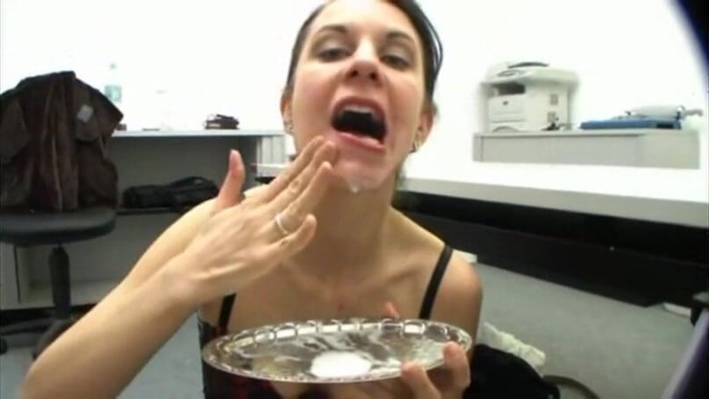 Doris Distel: Sperma games and I really enjoy being a bit sperm-sticky