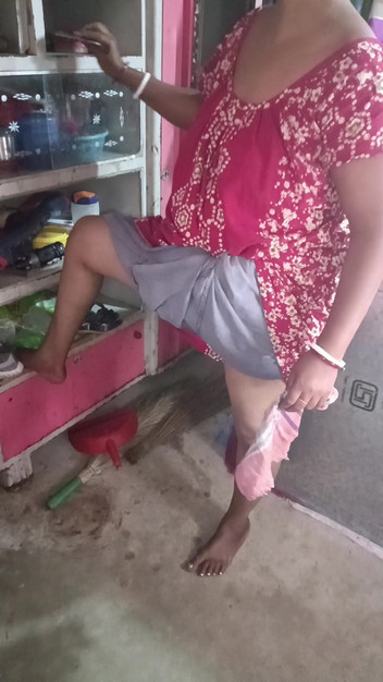 Pakhi0705: Kerja rumah harian pembersihan di dapur