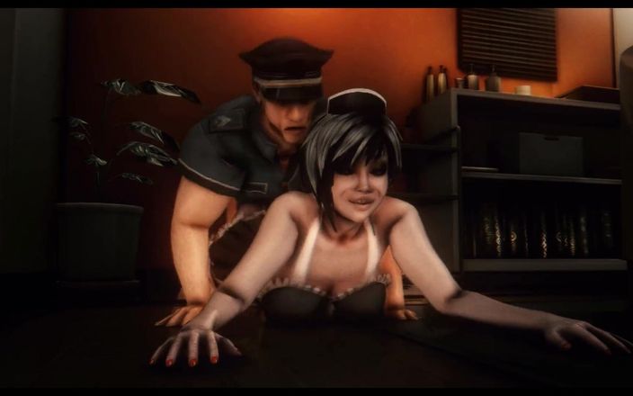 GameslooperSex: Gia 女仆乱搞警察（2 中的 1）