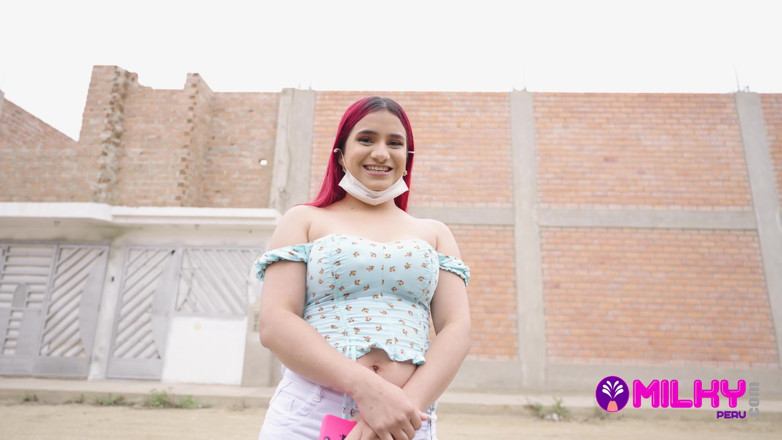 Milky Peru: Rosario si cewek hot rambut merah dengan toket besar kepergok...