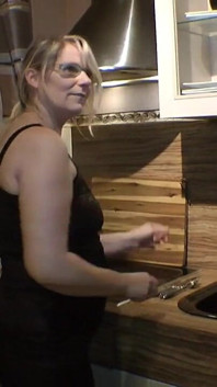 Cumshot on the Glasses MILF