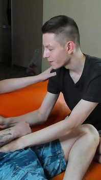 His Cock Is Bound to Get Hard as He Tenses It up!