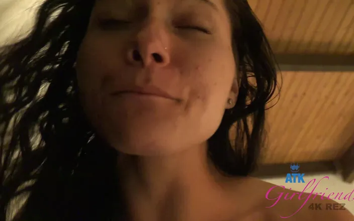 ATK Girlfriends: Zoey is being playful with her feet on cock