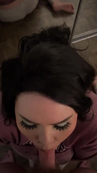 Cum Swallowing Mouth Only Blowjob with Post Orgasm