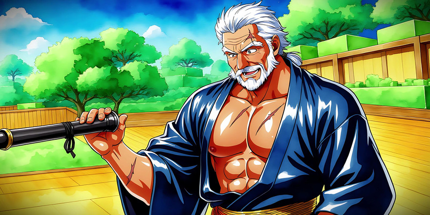 Erotic Man: Anime en manga geïnspireerde erotische man art set