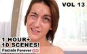 Top Web Models: Facials forever compilation 10 facials from top web models over 1 hour -...