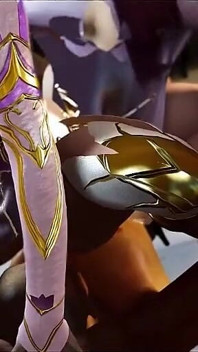 Virtuální bohyně záře nekonečné touhy - 3D animace Hentai