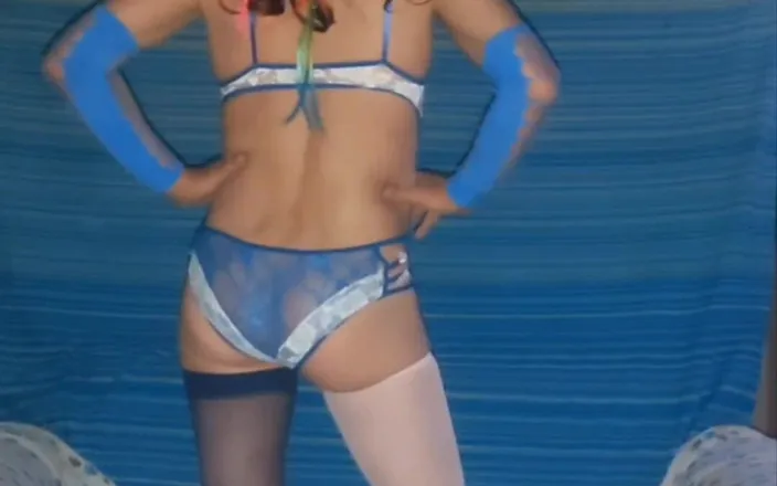 Lizzaali: My Sexy Blue and White Suit - I Lost One of...