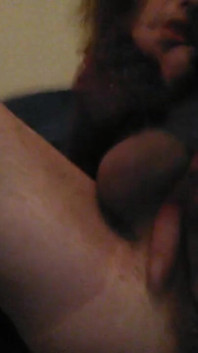 Masturbating My Taint; in Socks and Gloves