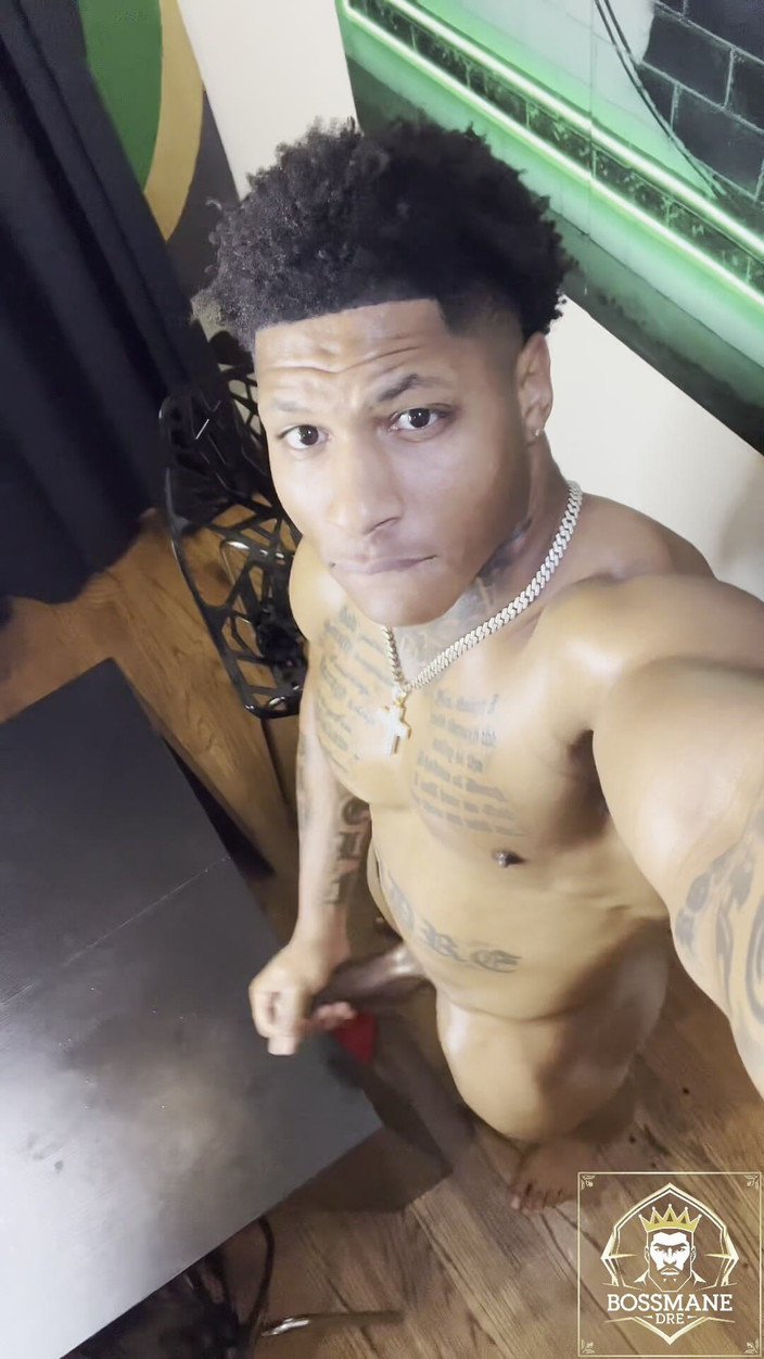 BossMane Dre: Ich wichs meinen schwanz für dich
