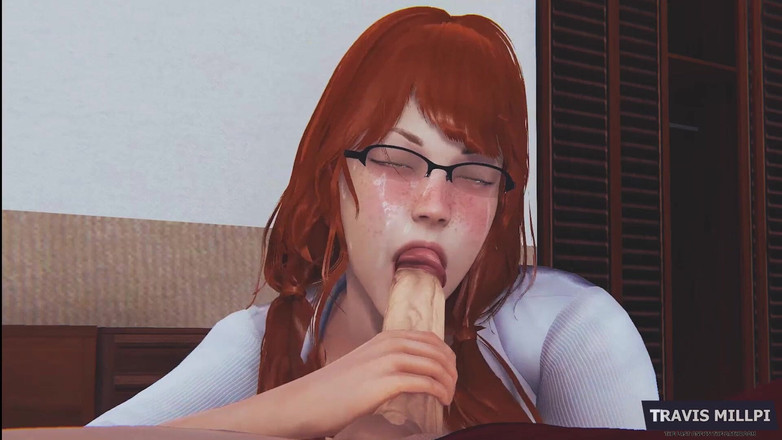 TravisMillpi: MILF-stiefmutter kämpft mit schwanz mit ihrem mund