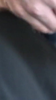 Horny exhibitionist blonde who loves perversion sucks a man's cock