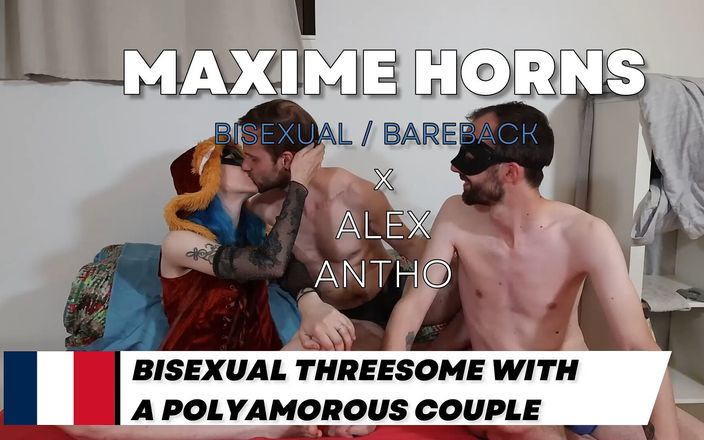 Maxime horns bisexual straight strap on: Sex în trei bisexual cu un cuplu poliamoros