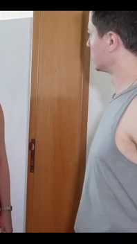 Cuck Caught Wife Cheating on Him but Just Lick Condom Full of Cum