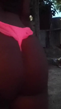 Outdoors Dancing Shaking My Booty Rubbing Fingering My Pussy