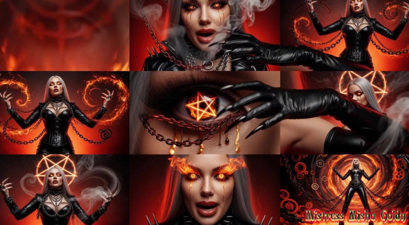 Goddess Misha Goldy: Nigdy nie możesz powiedzieć "nie" moim wirujące oczy