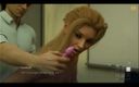 Erotic Krisso: Deliverance-blonde collega plaagt op kantoor spuiten op bureau