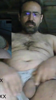 Mestre goza na transmissão ao vivo