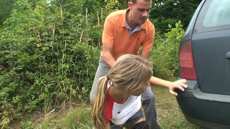 East Public: She makes a porn video in the park with her...
