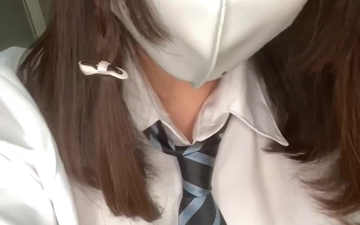 Gionji Miyu: [Fantazja Miyu] Seks telefoniczny ze swoim chłopakiem w szkolnym mundurze
