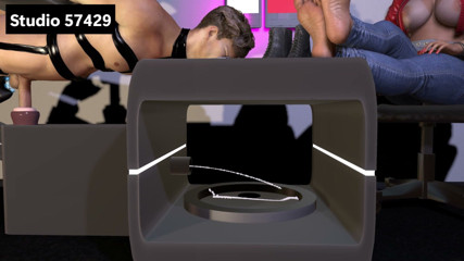 Studio 57429: Maszyna do zapachu skarpetek Femdom, BDSM