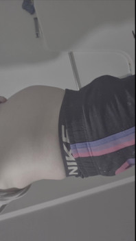 Young Man Holds a Full Bladder