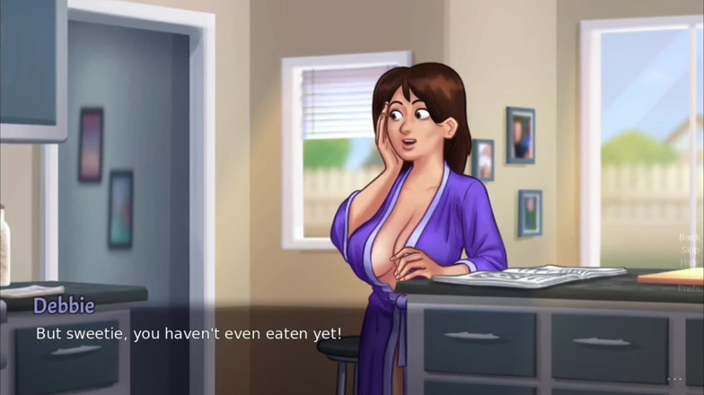 Xr Gamer: Debbie Exposes Her Big Boobs - Summer Time Saga
