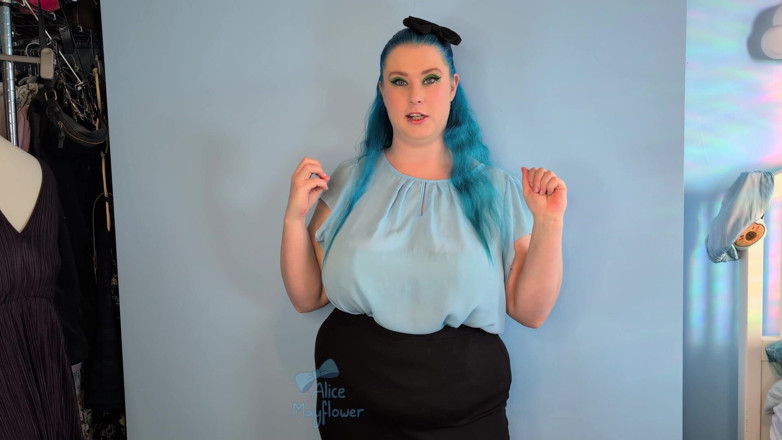Alice_Mayflower_Scottish: Povzbuzení drcení ptáka JOi - sólo dívka