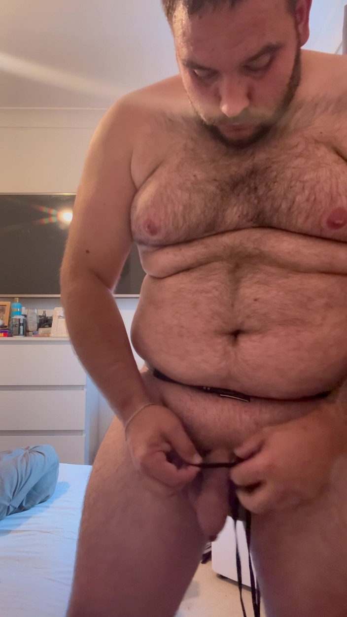 Shaun Cbt: 옷을 입은 자지와 공의 본딩