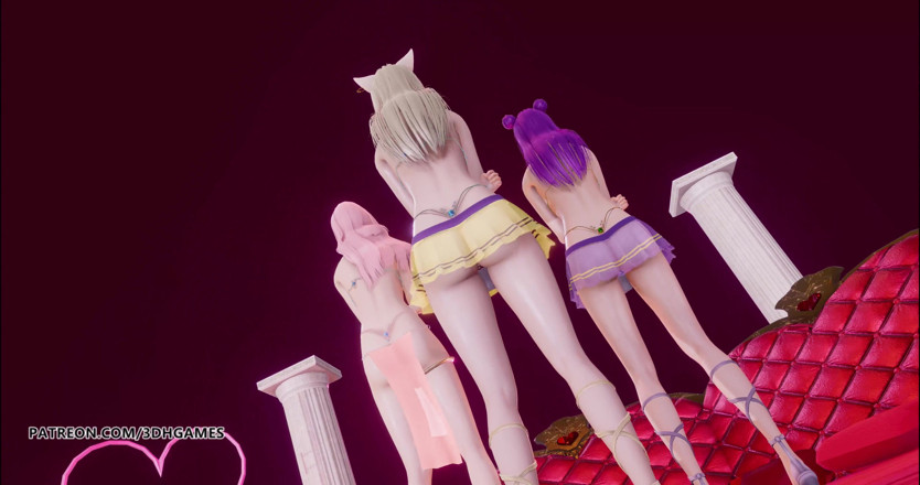 3D-Hentai Games: MajorLazer - Sua Cara Ahri Kaisa Seraphine striptease KDA league of...