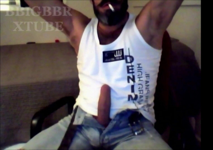 BBIG: Alpha Big Cock Cum with Jeans