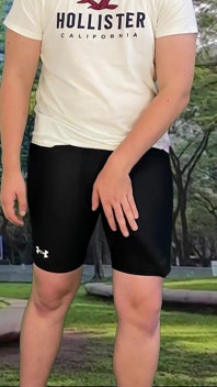 Monster Cock Cyclist Outdoor Dick Flash Cum in Tight Pants
