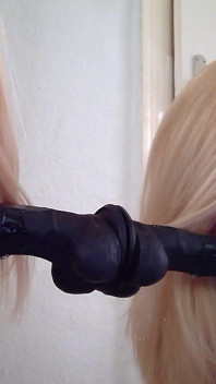 Gag Spit and Suck on BBC Dildo Mirror