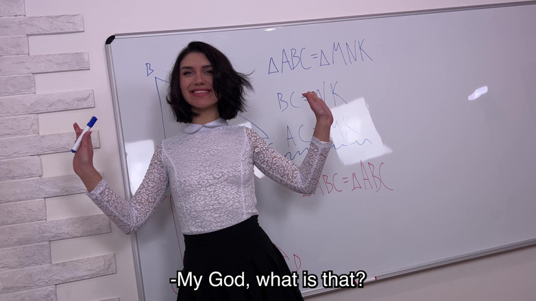 Vincent Vega: Math exam ended in fuck with the teacher