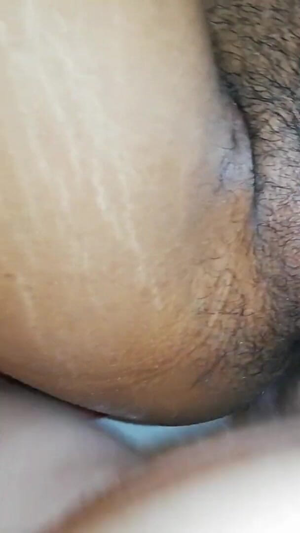 Cookie Lionne: Ebony pussy and ass fuck close up