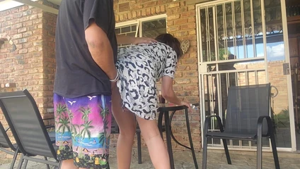 Mutual Masturbation with My Nieghbors Wife Turns Into Outdoor Creampie