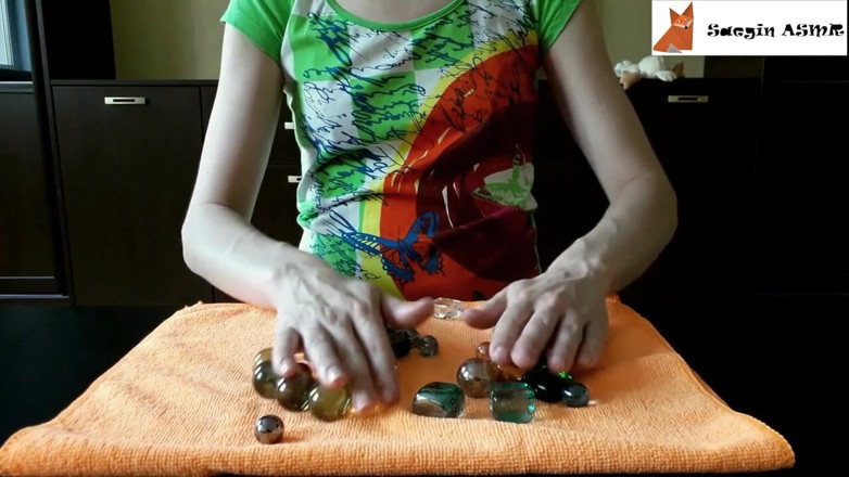 Saegin: 2[ASMR] Szklane kulki i kamyki (nie mówię)