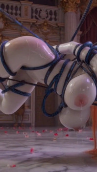 3D Hentai Cowgirl Doll - Smart Ropes Control & Float Ahegao