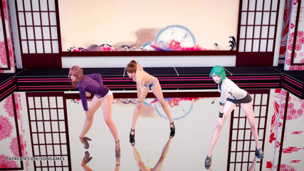 3D-Hentai Games: [MMD] Lo spogliarello sexy della cagna mascherata honoka, Katsumi, Tamaki....
